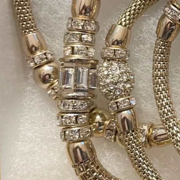 White House Black Market Gold and Sparkle Bracelets - Picture 2 of 5